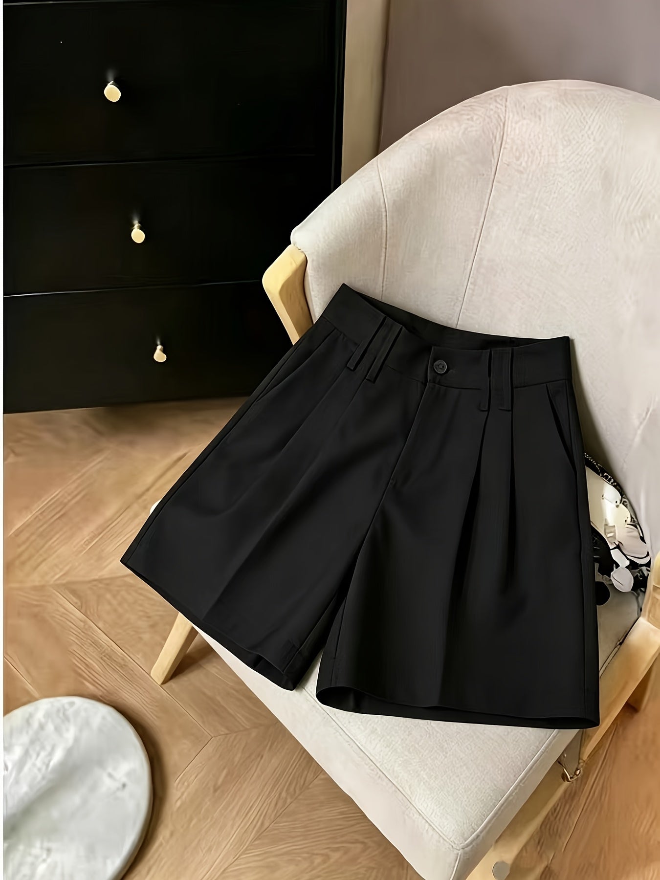 Women's Casual Wide-Leg Office Shorts for Spring-Summer