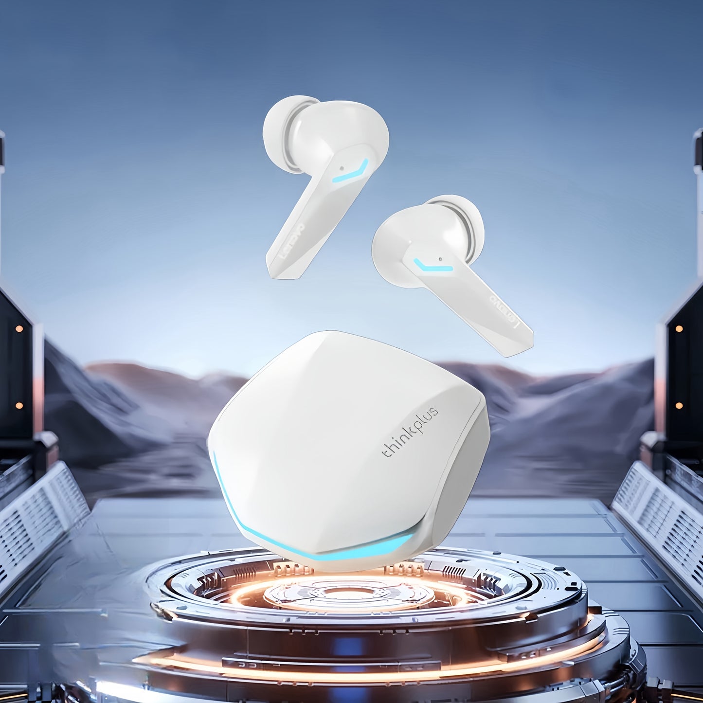 Lenovo GM2 Pro Features Smart Noise Cancellation to Minimize Background Noise for High-Definition Calls with Minimal Delay.