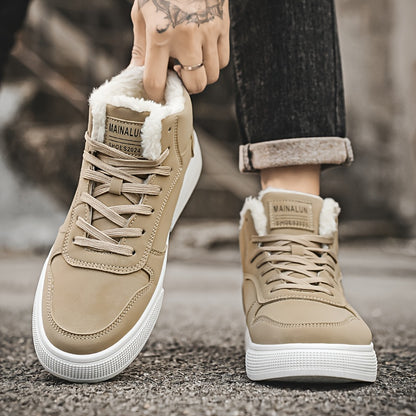 Men'S & Women'S Winter Snow Boots - Heavy-Duty PVC Sole, Warm & Arch Support - All-Season Ankle Boots with Lace-Up Closure - Heavy-Duty Traction Tread, - Ideal For Ice, Snow, Hiking, Winter Boots, Hiking Footwear, Outdoor Foo