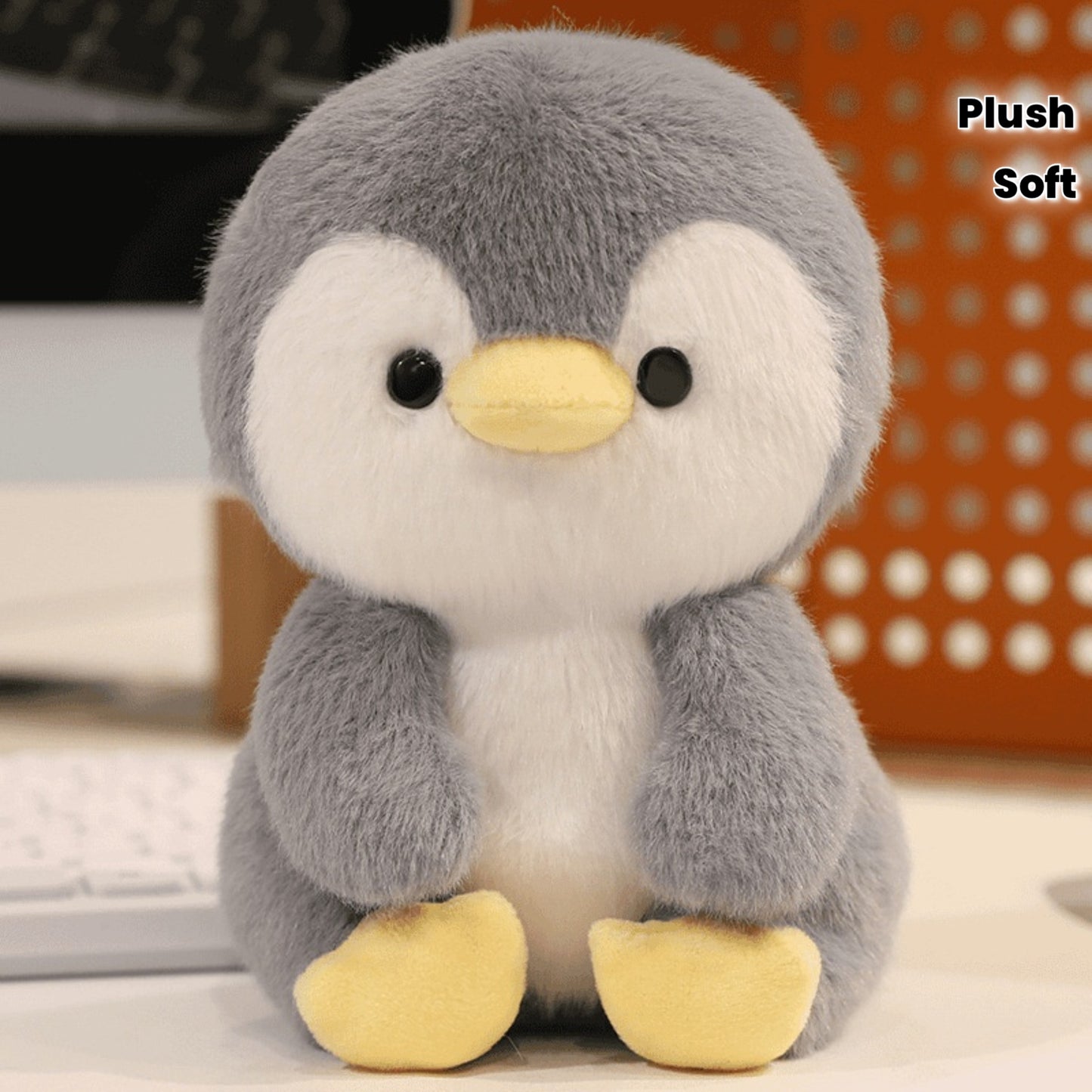 Cute Plush Desk Companion Doll - Soft Stuffed Toy, Bright // Huggable Stuffed Animal, Kids Bedside & Desk Decoration, Birthday Gift for &, Companion, Durable Plush Doll