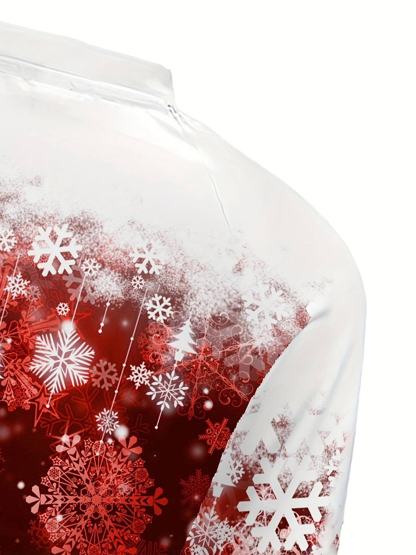 Snowflakes Print Pullover Sweatshirt, Casual Long Sleeve Crew Neck Sweatshirt For Fall & Winter, Women's Clothing