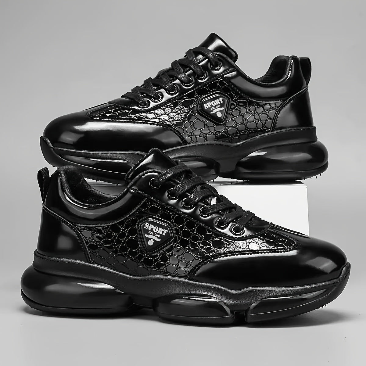 Men's Business Casual Shoes, Fashionable Men's Shoes, Glossy Shoes, Party Event Shoes, Wedding Trendy Shoes - ayq