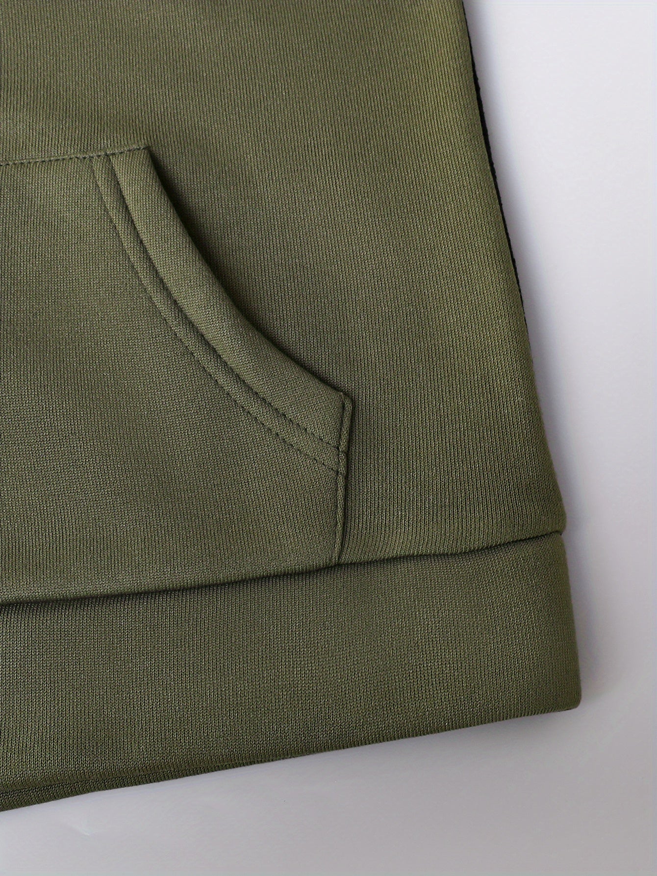 2pcs Boys' Autumn/Winter Fleece-Lined Hooded Zip-Up Jacket and Pants Set with Bird Print, Simple Color Block Design with Pockets, Fashionable Sporty Outfit for Outdoor Activities and Daily Wear, 100% Polyester Knit Stretch Fa