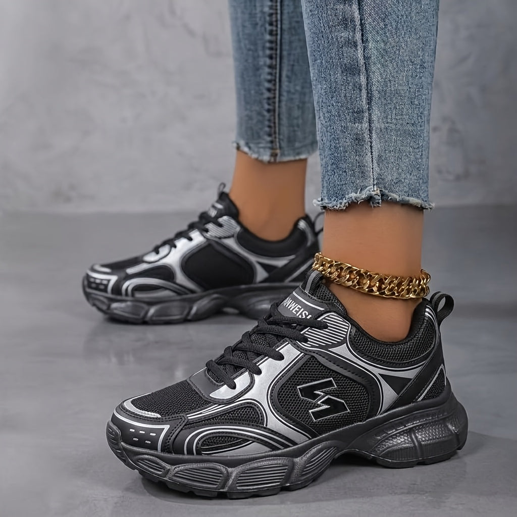 Women's Low-Top Platform Sneakers with Tassel Detail & Traction Sole