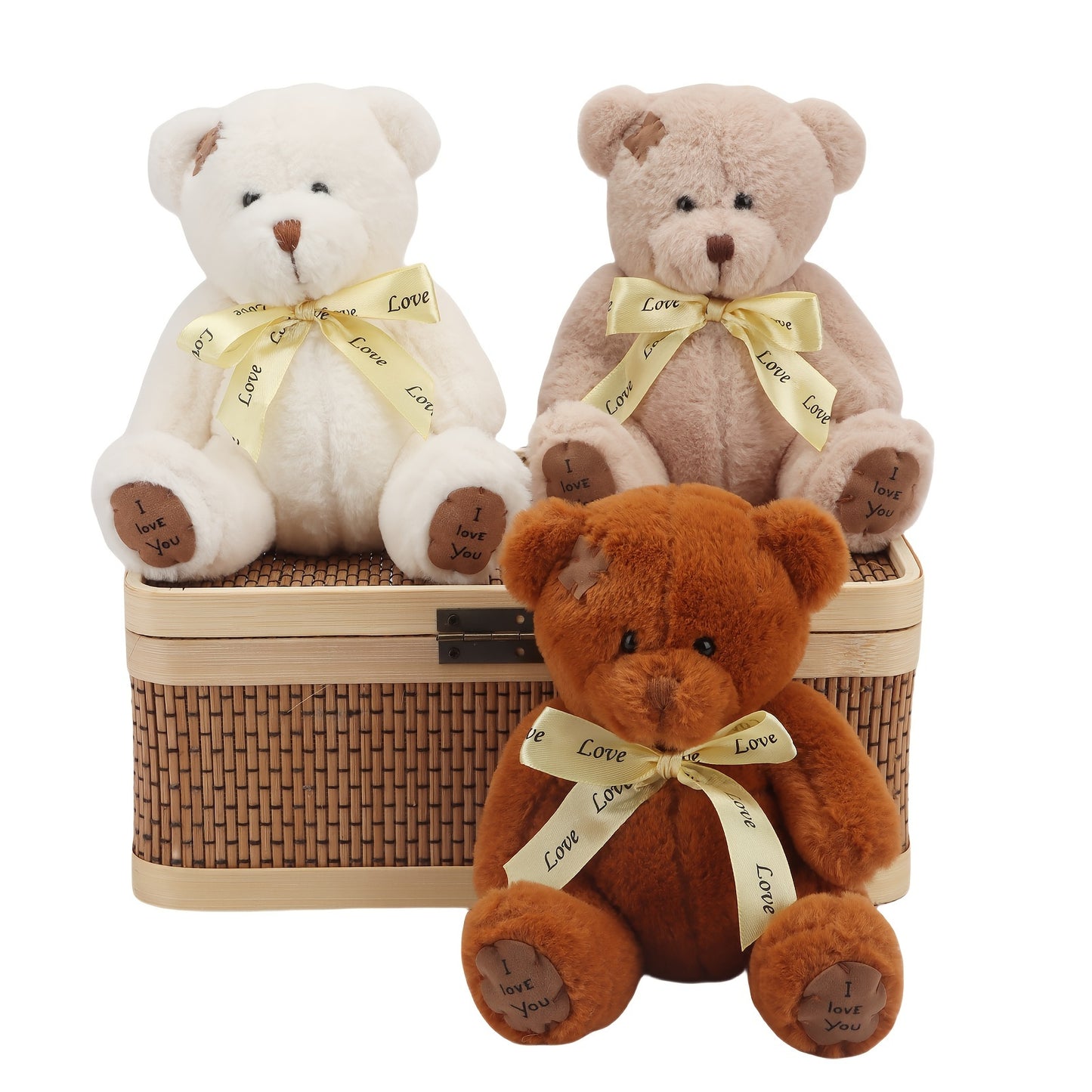 16Cm/6.29In Adorable Kawaii Teddy Bear Plush Toy - Gentle Stuffed Animal, Ideal for Christmas, Thanksgiving, Valentine'S Day, Birthdays, And Easter Presents