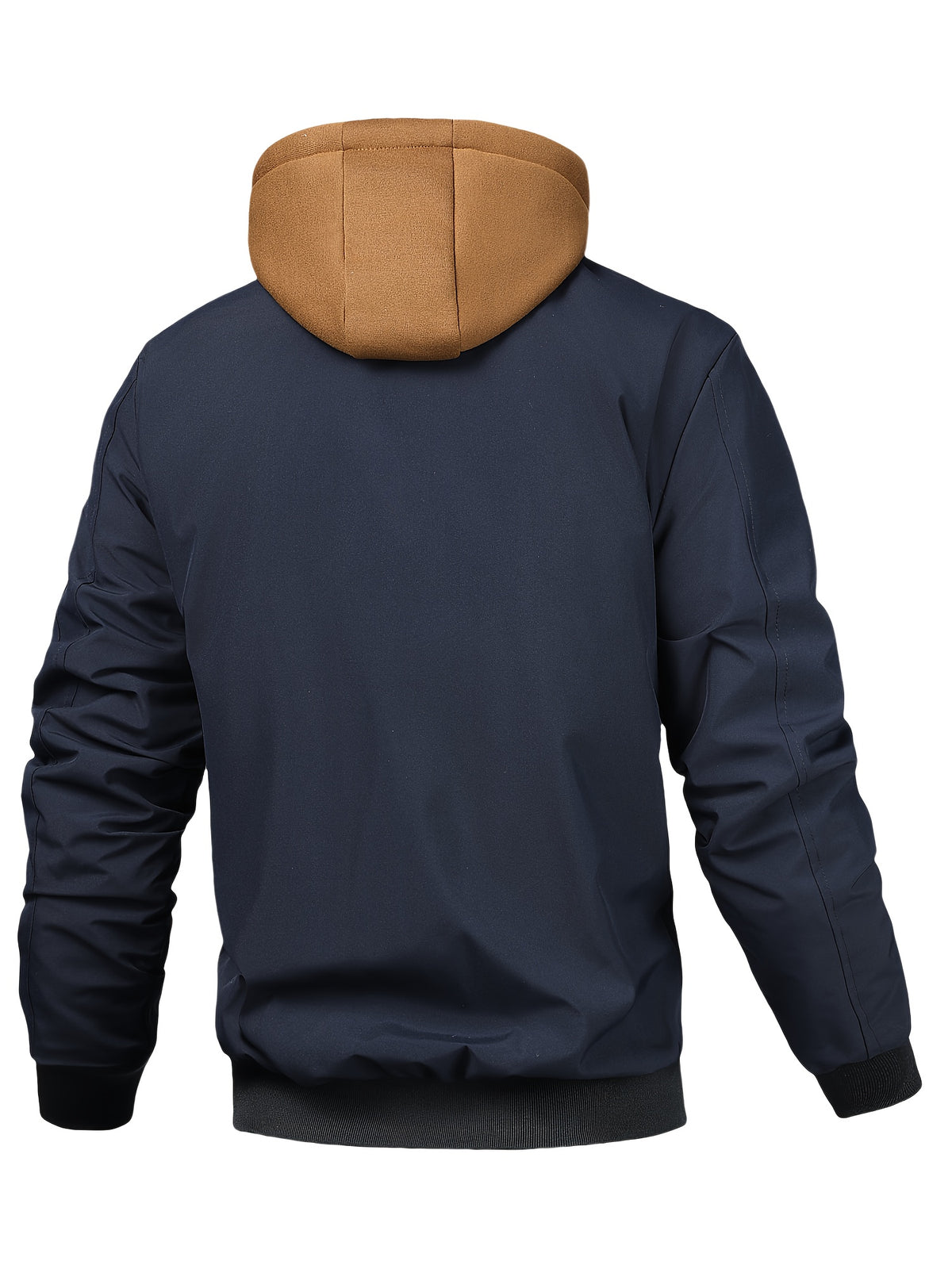 Men's Preppy Hooded Jacket Casual Spring Autumn Outerwear