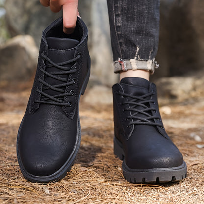 Men's High Top Oxford Shoes Soft Sole Non-Slip Boots