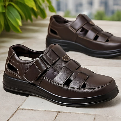 Men's Lightweight PU Slip-On Indoor & Beach Sandals