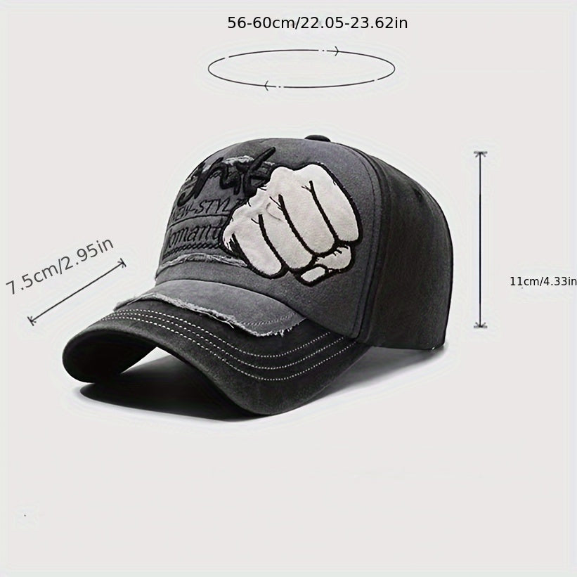Unisex Vintage Cotton Baseball Cap for Spring and Summer