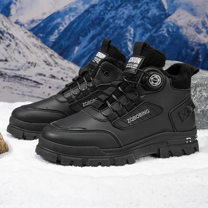 Men'S Casual Fashion Sports Hiking Boots LD991 | Low Top, Faux Upper, Elastic Band Closure, Perfect for Fall/Winter Outdoor Activities