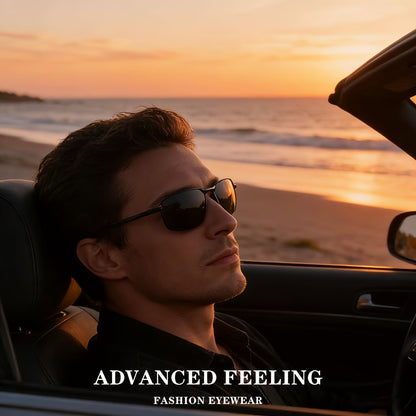 Men's Polarized UV400 Stainless Steel Driving Sunglasses