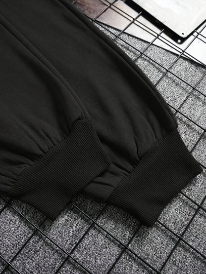2pcs Set, Men'S Trendy And Fashionable Home Leisure Suit, Classic Round Neck T-Shirt, Drawstring Pants.