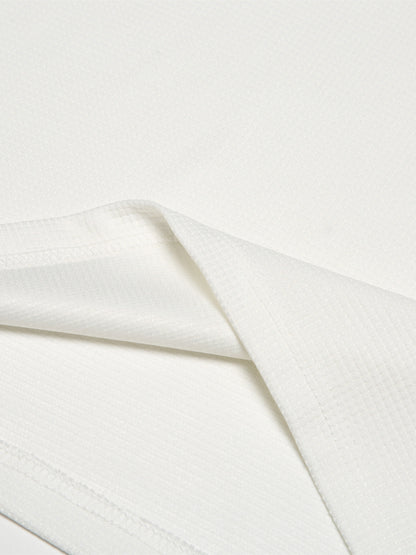 Men's Solid Short Sleeve Zipper Shirt, Casual Male Shirt For Summer Outdoor, Gift For Men - ayq