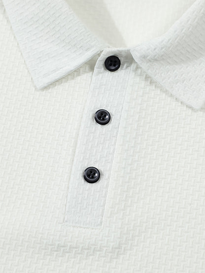 New Arrival of Plus-Size Men'S Polo Shirts, Featuring Short Sleeves And Classic Details Like a Collar And Buttons, Perfect for Casual Everyday Wear - ayq