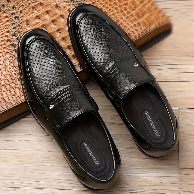 Men's Lightweight Breathable Slip-On Business Shoes