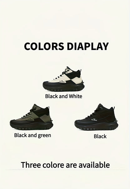Men'S Outdoor Hiking Boots - Breathable PU Upper, Durable PVC Sole, Suitable for Trekking, Camping and Mountaineering | Military-Style Hiking & Camping Gear