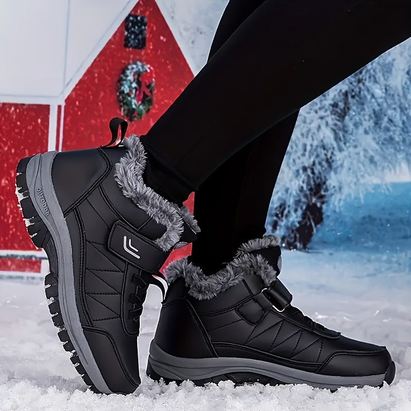 Winter Men Boots Women High Quality Warm Snow Boots for Man Non-slip Hiking Shoes Men Sneaker 2023 Comfortable Couple Shoes for Women