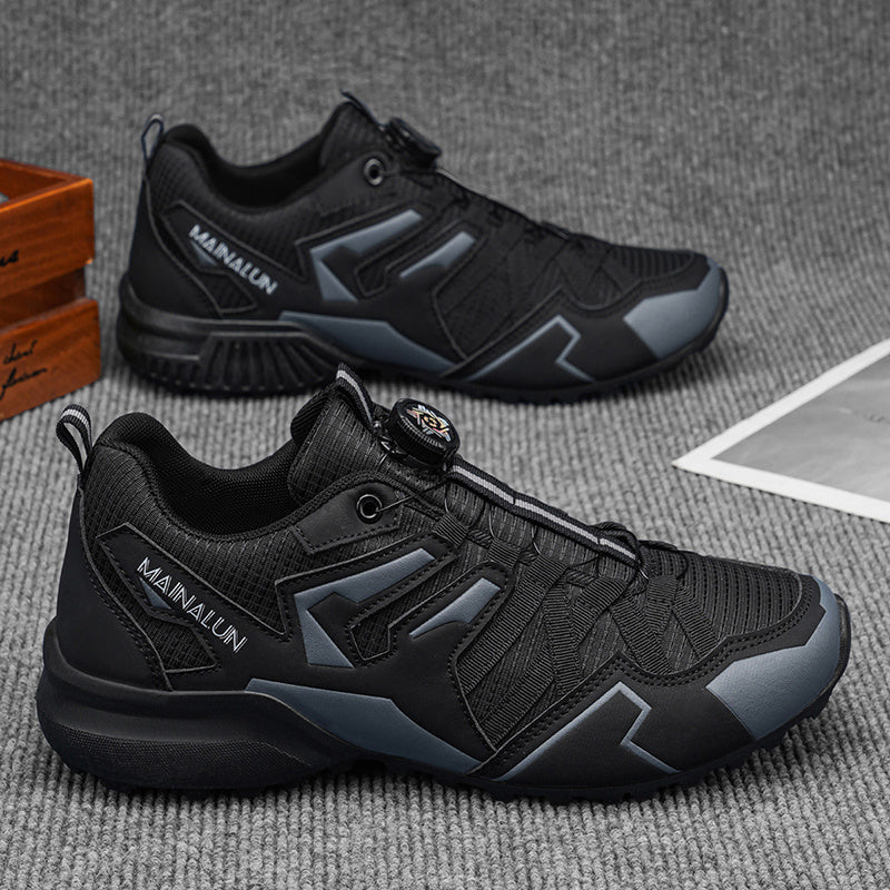 Men's Lightweight Trail Running Sneakers with Breathable Fabric