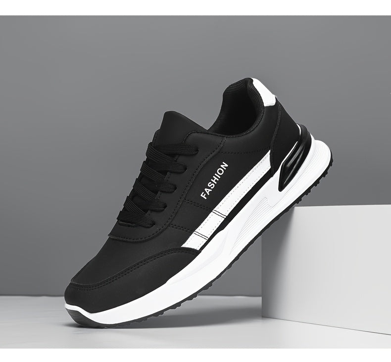 Men's Breathable Walking Shoes, Camping Shoes, Training Shoes, Casual Shoes, Large Size Classic Low-Top Skate Shoes, Daily Commute Lace-Up Student Casual Sneakers for All Seasons - ayq