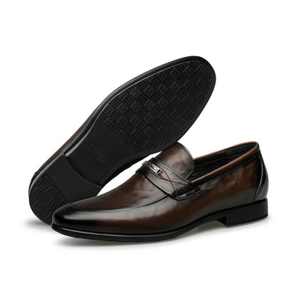 Men's Lightweight Leather Derby Shoes for Business & Casual