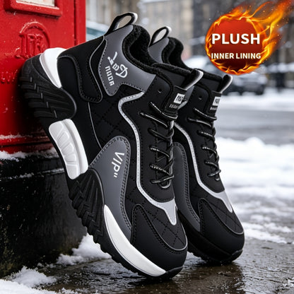 Men's Winter Chukka Boots Fleece Lined Outdoor Hiking Shoes