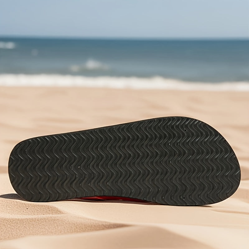Men's Summer Beach Slippers with Durable EVA Sole