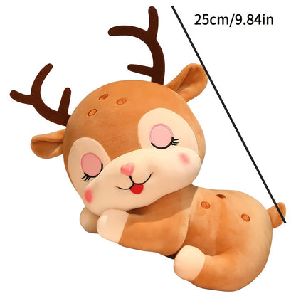 Set of 2 Moose Stuffed Toys | Cute Animal Design, Perfect for Gifting on Christmas, Halloween, Valentine'S Day, Thanksgiving, And Birthdays