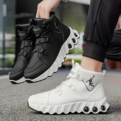 [sneakers] Men'S Mid-Top Basketball Shoes for Outdoor Fashion Trends