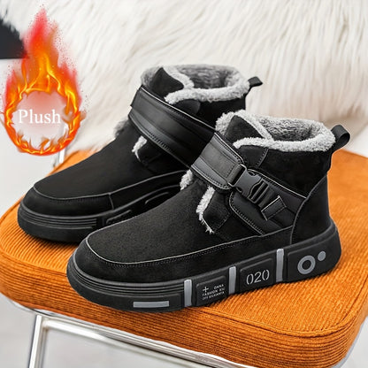 Men'S Winter Snow Boots - Slip-On Closure, Non-Slip EVA Sole, Cushioned Insole - / - Cold Weather Boots for Men - Easy-Clean Synthetic Upper - All-Season Casual &