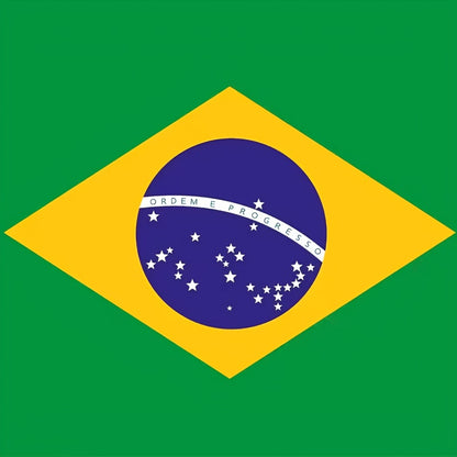 Brazilian Flag Satin Scarf for Football Fans, Smooth Drape