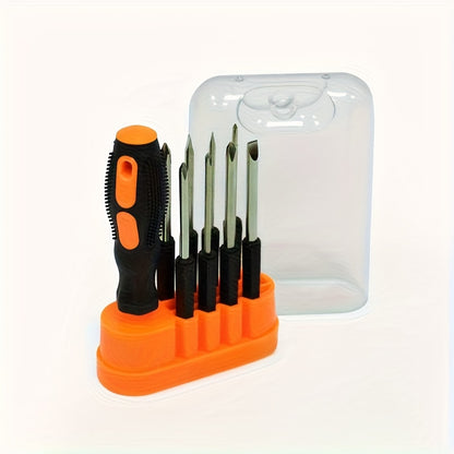 8-In-1 Precision Screwdriver Kit, a Versatile Manual Tool Set Featuring Interchangeable Bits, Suitable for Both Metal And Plastic, Designed As a Non-Electric Professional Repair Tool for Electronics And Computers.