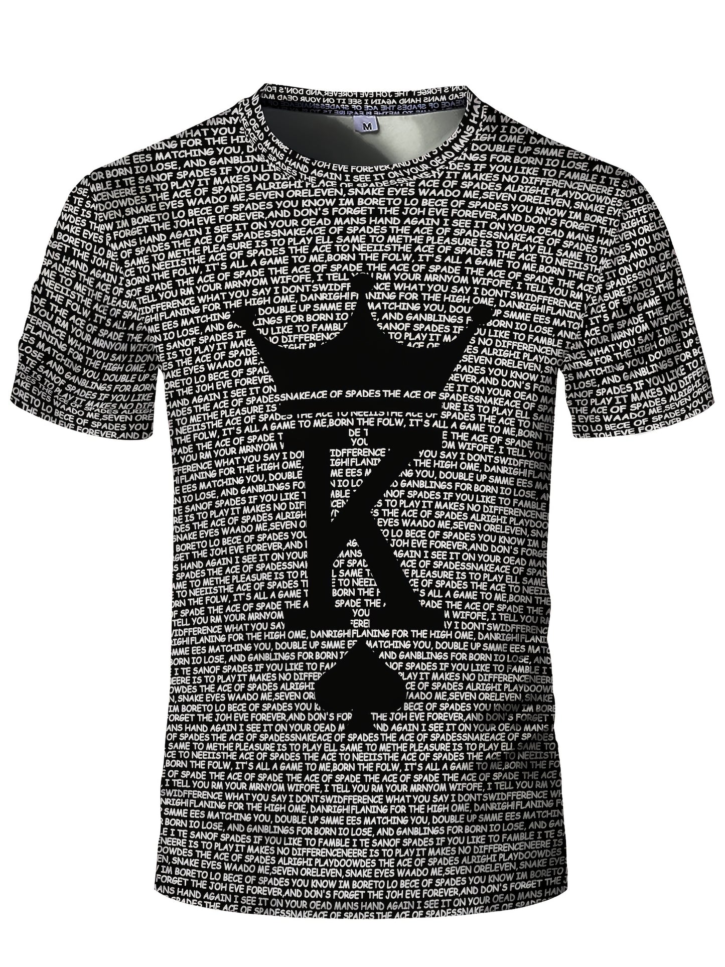 Lucky T-Shirt Men's Classic Geometric Long Sleeve T-Shirt - Tear-resistant, high-stretch, knitted fabric - Suitable for sports, training, yoga, running, hiking and casual wear