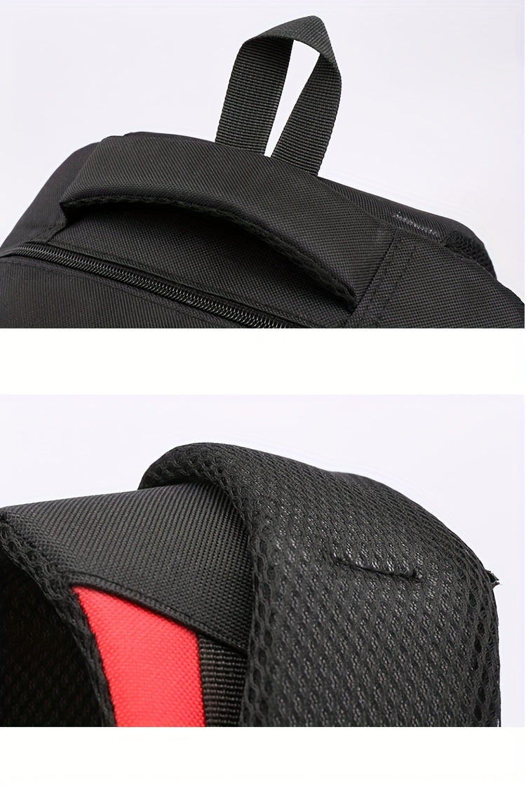 Durable Oxford Fabric Backpack - Spacious, Breathable, Adjustable Strap, Laptop Compartment, Ideal for Hiking, Camping, Travel, School  Work - High 46cm, Long 32cm, Thick 19cm, School Backpack   Adjustable Strap Backpack   D