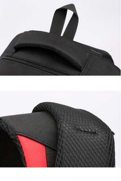 Durable Oxford Fabric Backpack - Spacious, Breathable, Adjustable Strap, Laptop Compartment, Ideal for Hiking, Camping, Travel, School  Work - High 46cm, Long 32cm, Thick 19cm, School Backpack   Adjustable Strap Backpack   D
