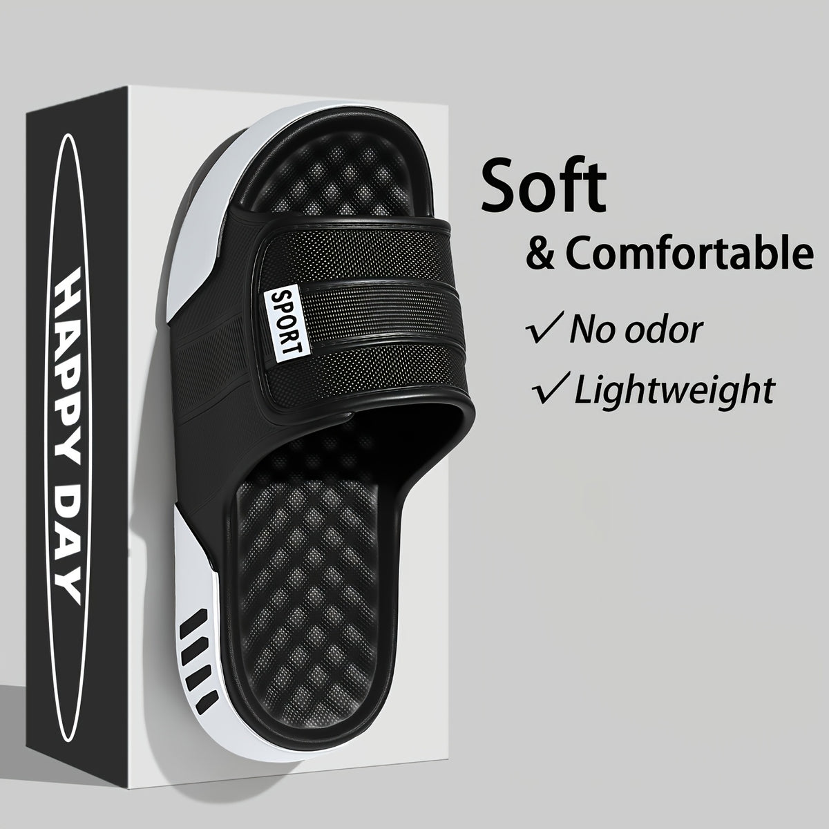 Unisex EVA Casual Slippers Non-Slip Soft Sole All-Season Comfort