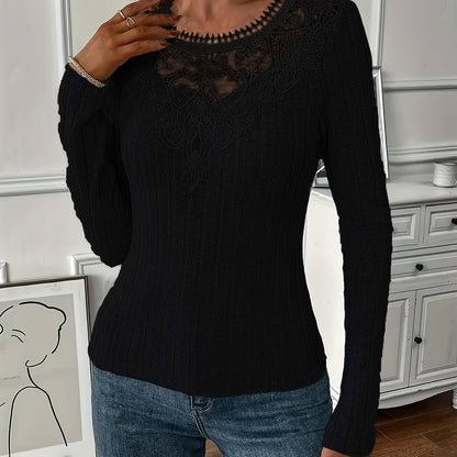 Directional Women'S French Lace Long Sleeve T-Shirt