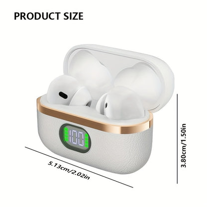 2025 New Style True Wireless in-ear sports music headset mini Earbuds TWS HIFI bass Stereo HD calling Stereo Earphones for Android for iPhone Cellphone gaming Earpieces smart couples headphones, New Senyang