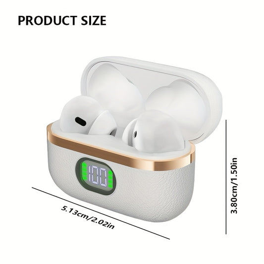 2025 New Style True Wireless in-ear sports music headset mini Earbuds TWS HIFI bass Stereo HD calling Stereo Earphones for Android for iPhone Cellphone gaming Earpieces smart couples headphones, New Senyang