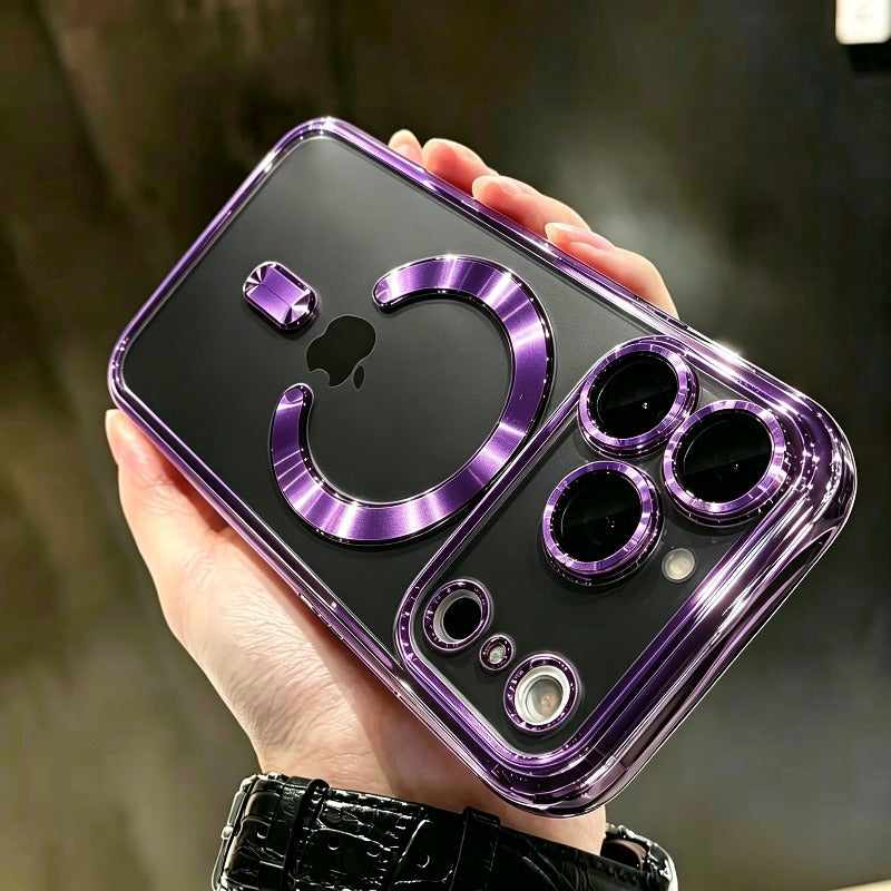 Luxury Shock-Resistant Magnetic Phone Case for iPhone 18/17 Pro Max