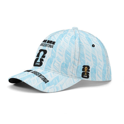 Argentina FIFA World Cup Cap for Fans, Sporty Polyester Hat