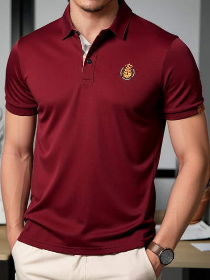 Middle Eastern Plaid Polo Shirts for Western Men - ayq