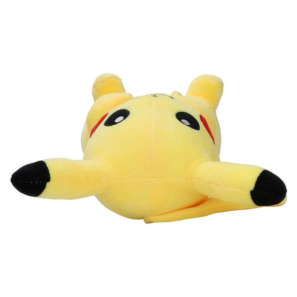 8-inch Smiling Pikachu Plush Toy, Ultra-Soft Short Velvet Doll Anime Merchandise Birthday Gift Decoration