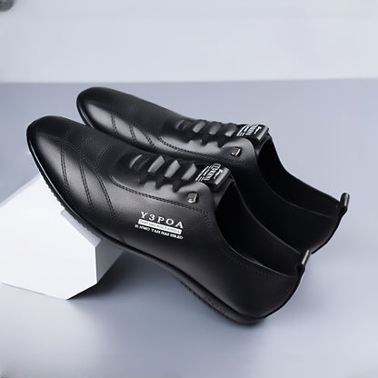 Men's White EVA Soft Sole Casual Sneakers - Low-Top Lace-Up Shoes with Rubber Outsole, Comfortable Versatile Design for Casual Attire, Shoes Sneakers, Comfortable Footwear, Minimalist Style, Cushioned Insole, Urban Style