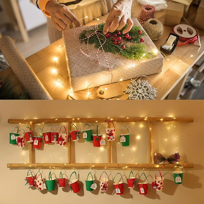 , USB LED string light, 100/50/30/10 LEDs, USB-Powered Christmas Tree & Fairy Lights, warm white, Ideal for Christmas, Halloween, Thanksgiving, wall decorations, autumn decorations, bedroom, living room, wedding, party, birth