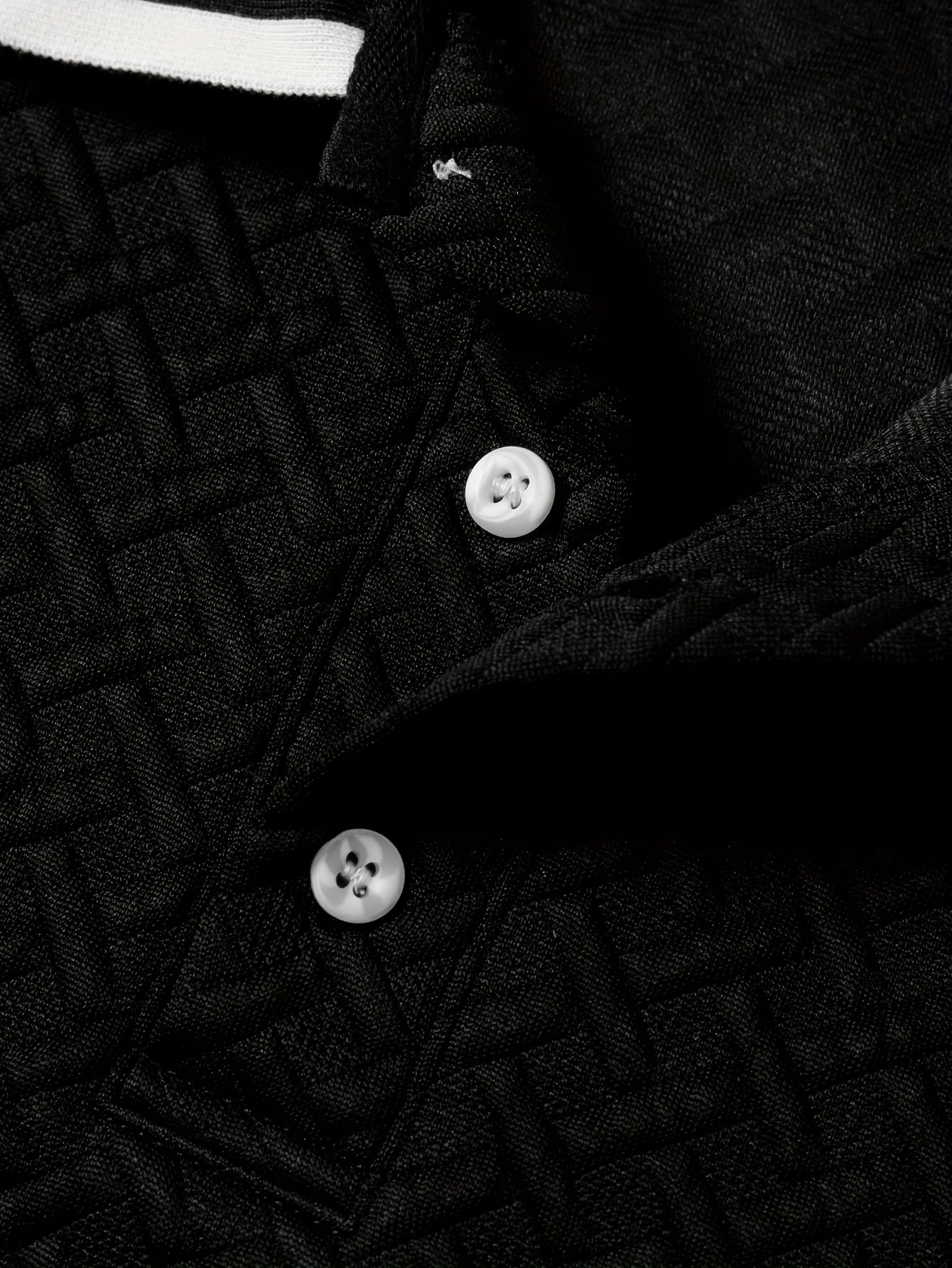 New Autumn Long-Sleeve Sweatshirt Made of Textured Fabric with a Polyester Collar And Versatile Spandex, Knit
