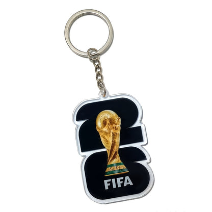 2026 USA-Mexico World Cup PVC Football Keychain
