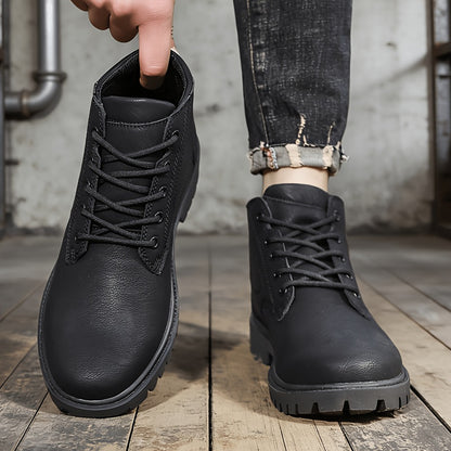 Men's Lightweight Casual Vintage Ankle Boots with Soft Sole
