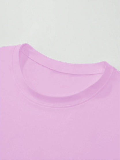 Boys' Cotton Crew Neck Short Sleeve T-Shirt Summer Casual