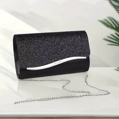 Elegant Ladies' Clutch, Sparkling Sequin Evening Purse, Bridal Party Handbag, Perfect for Balls, Parties, and Weddings - a Chic Party Accessory