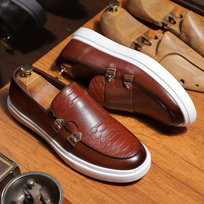Men's All-Season Casual Slip-On Shoes with Rubber Sole